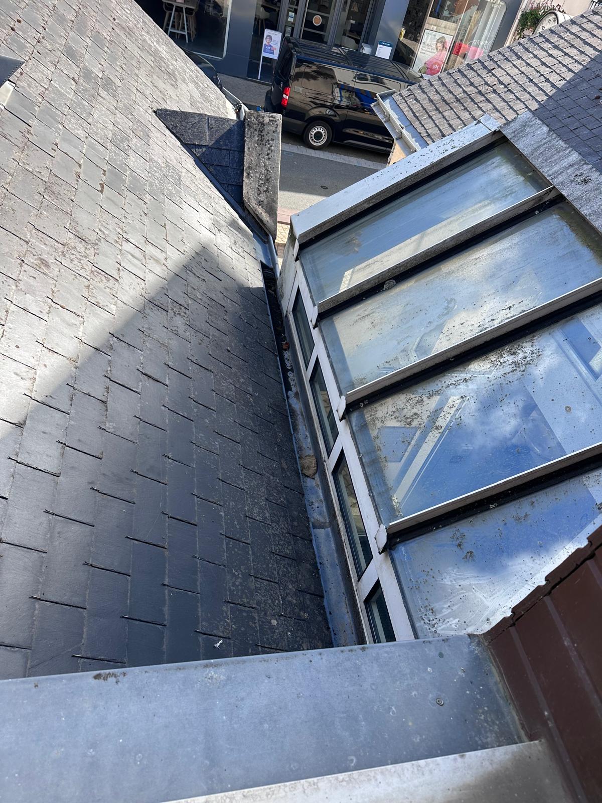 Avant nettoyage vitres